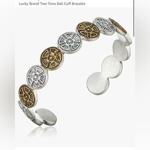 NWT Lucky Brand two tone bracelet
